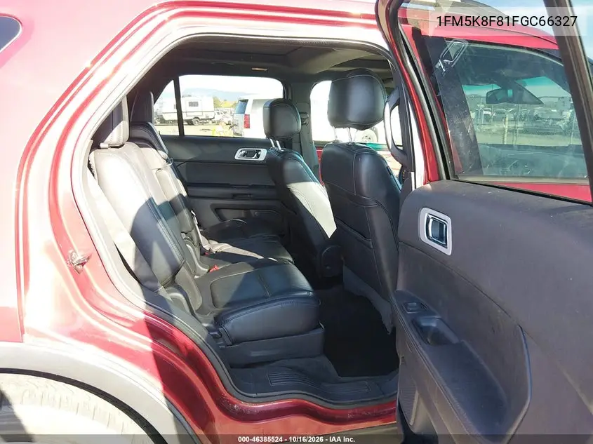 2015 FORD EXPLORER VIN 1FM5K8F81FGC66327 — фото 8