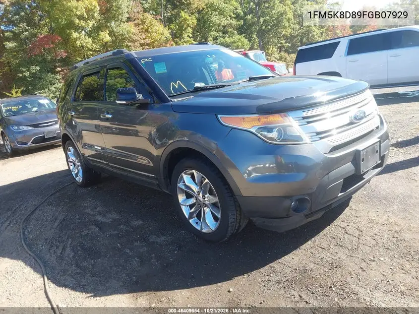 FORD EXPLORER 2015, VIN 1FM5K8D89FGB07929