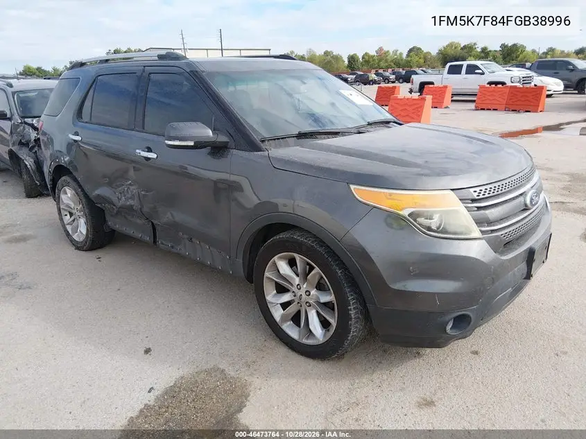 FORD EXPLORER 2015, VIN 1FM5K7F84FGB38996