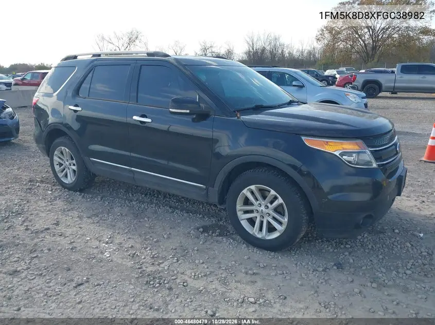 FORD EXPLORER 2015, VIN 1FM5K8D8XFGC38982