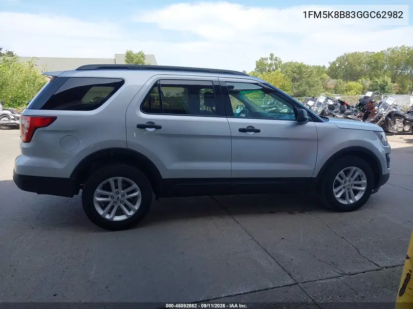 2016 FORD EXPLORER VIN 1FM5K8B83GGC62982 — фото 14