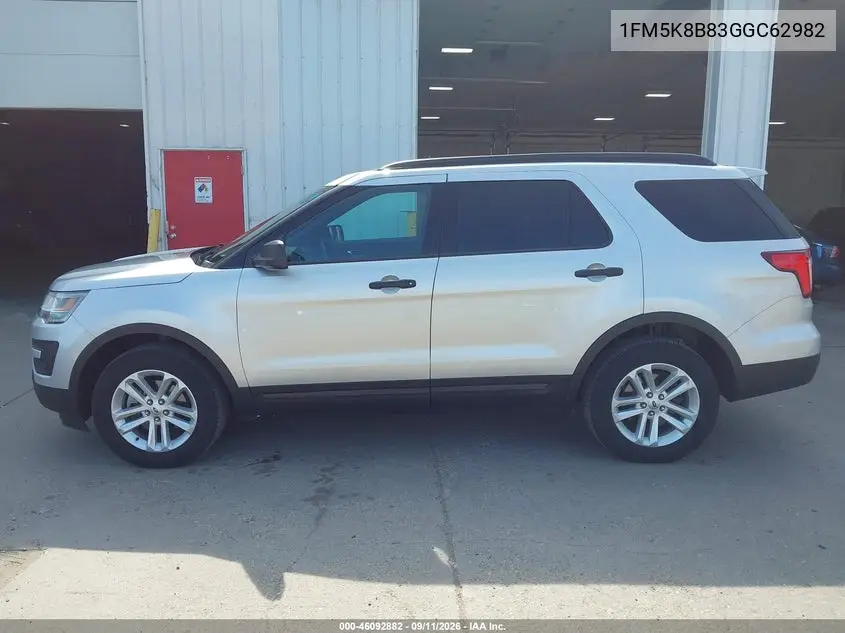 2016 FORD EXPLORER VIN 1FM5K8B83GGC62982 — фото 15