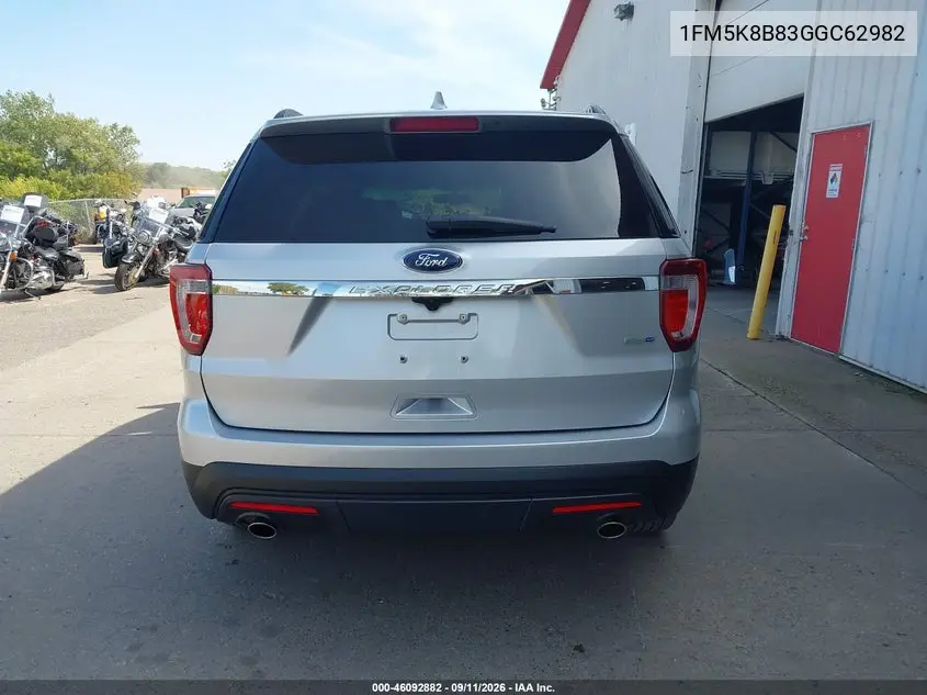 2016 FORD EXPLORER VIN 1FM5K8B83GGC62982 — фото 17