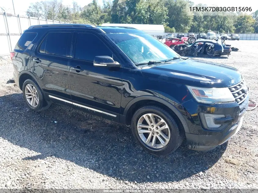 FORD EXPLORER 2016, VIN 1FM5K7D83GGB15696
