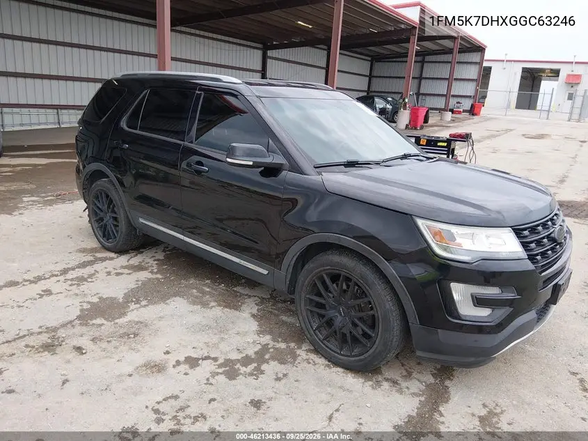 FORD EXPLORER 2016, VIN 1FM5K7DHXGGC63246