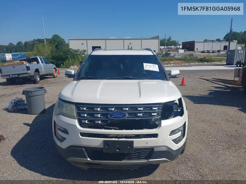 2016 FORD EXPLORER VIN 1FM5K7F81GGA05968 — фото 12