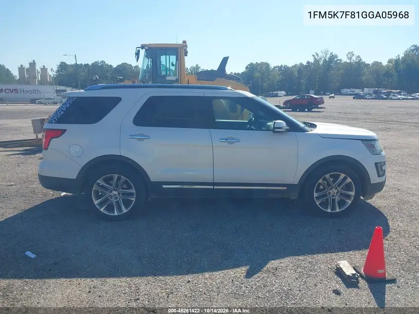 2016 FORD EXPLORER VIN 1FM5K7F81GGA05968 — фото 13