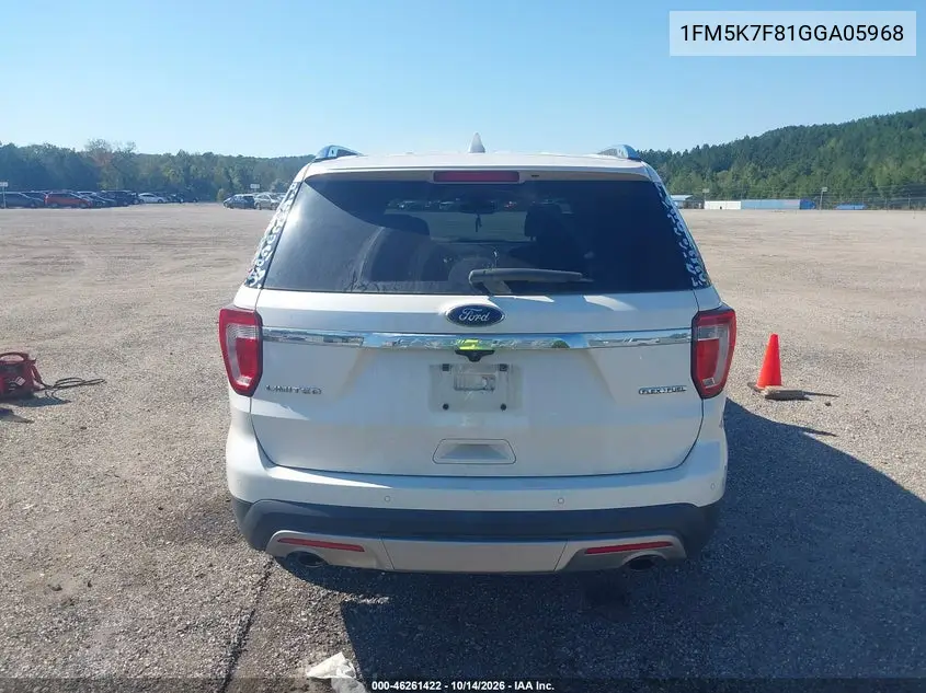 2016 FORD EXPLORER VIN 1FM5K7F81GGA05968 — фото 16