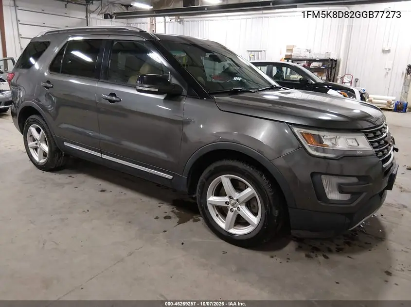 FORD EXPLORER 2016, VIN 1FM5K8D82GGB77273