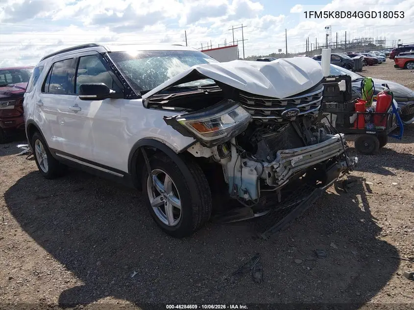 FORD EXPLORER 2016, VIN 1FM5K8D84GGD18053