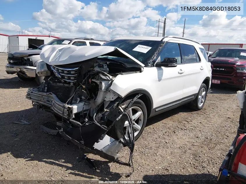 2016 FORD EXPLORER VIN 1FM5K8D84GGD18053 — фото 2