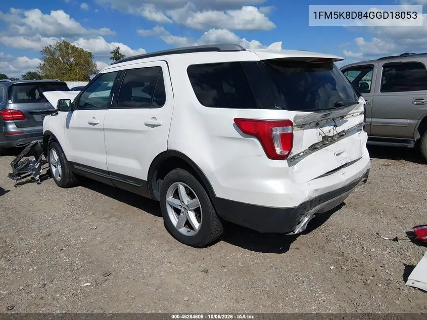 2016 FORD EXPLORER VIN 1FM5K8D84GGD18053 — фото 3