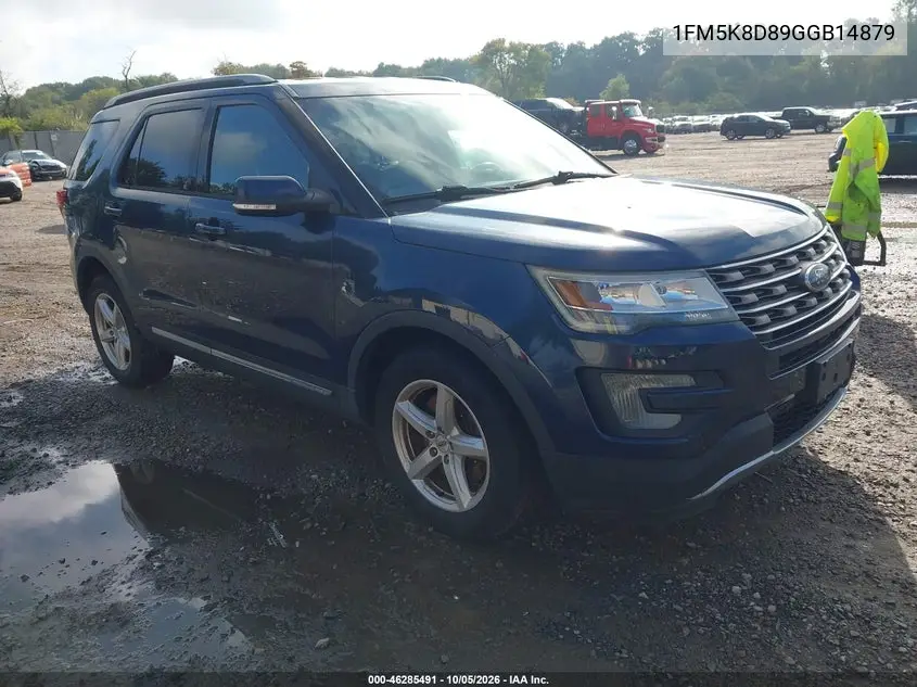 FORD EXPLORER 2016, VIN 1FM5K8D89GGB14879