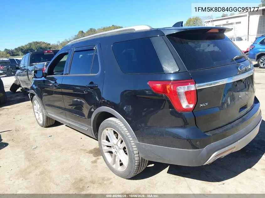 2016 FORD EXPLORER VIN 1FM5K8D84GGC95177 — фото 3