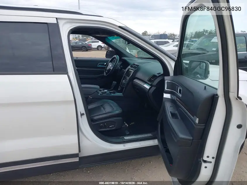 2016 FORD EXPLORER VIN 1FM5K8F84GGC96830 — фото 5