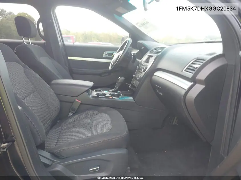 2016 FORD EXPLORER VIN 1FM5K7DHXGGC20834 — фото 5