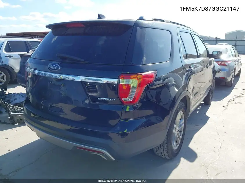 2016 FORD EXPLORER VIN 1FM5K7D87GGC21147 — фото 4