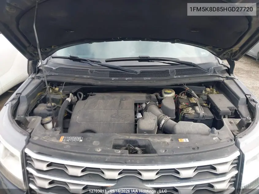 2017 FORD EXPLORER VIN 1FM5K8D85HGD27720 — фото 10