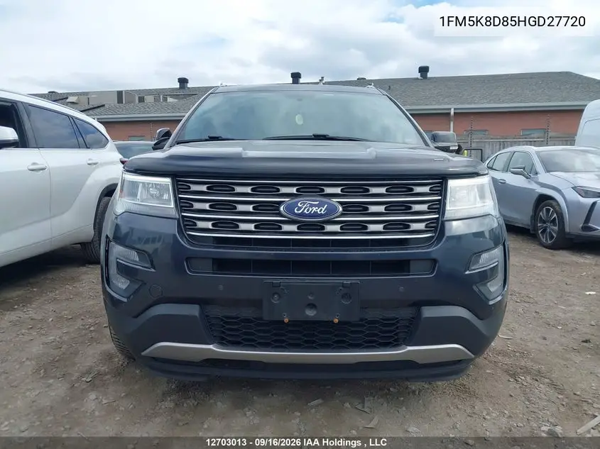 2017 FORD EXPLORER VIN 1FM5K8D85HGD27720 — фото 12