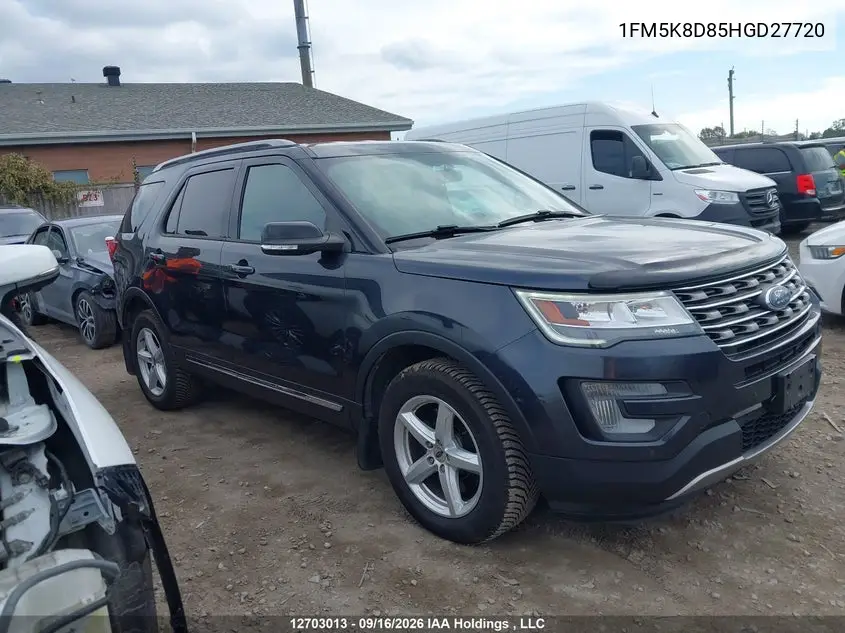2017 FORD EXPLORER VIN 1FM5K8D85HGD27720 — фото 13