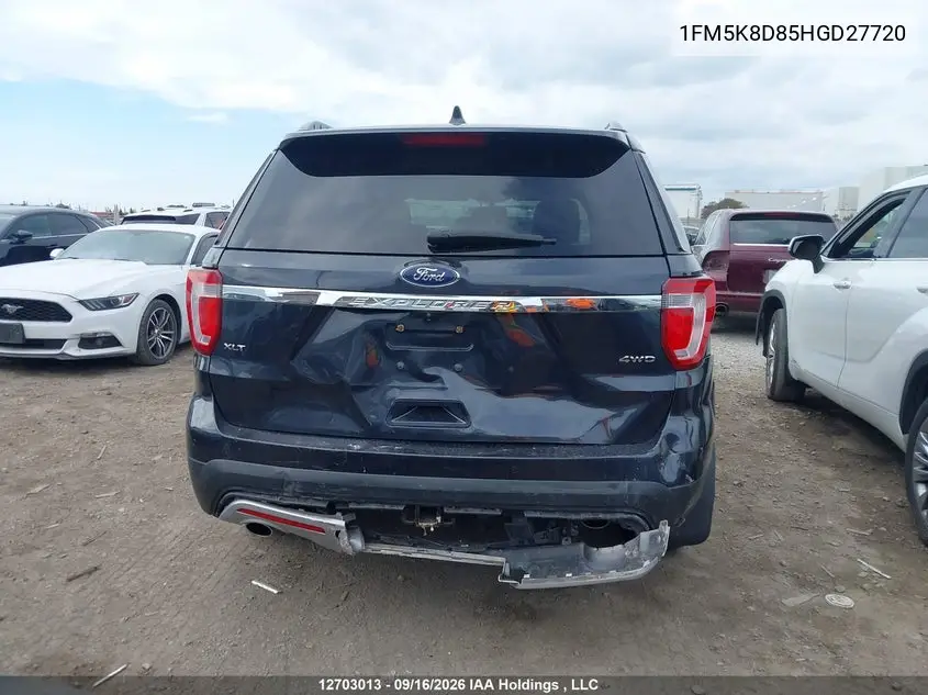 2017 FORD EXPLORER VIN 1FM5K8D85HGD27720 — фото 16