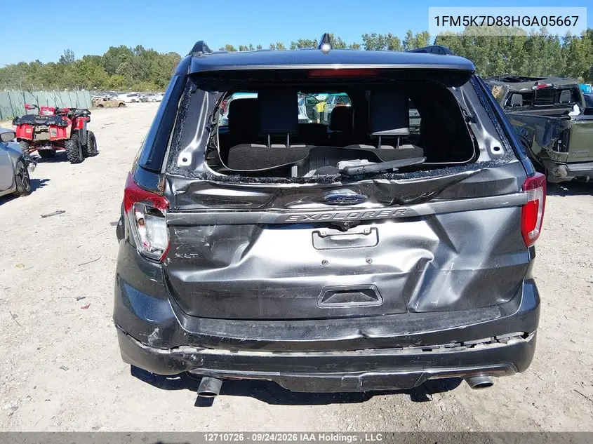 2017 FORD EXPLORER VIN 1FM5K7D83HGA05667 — фото 16