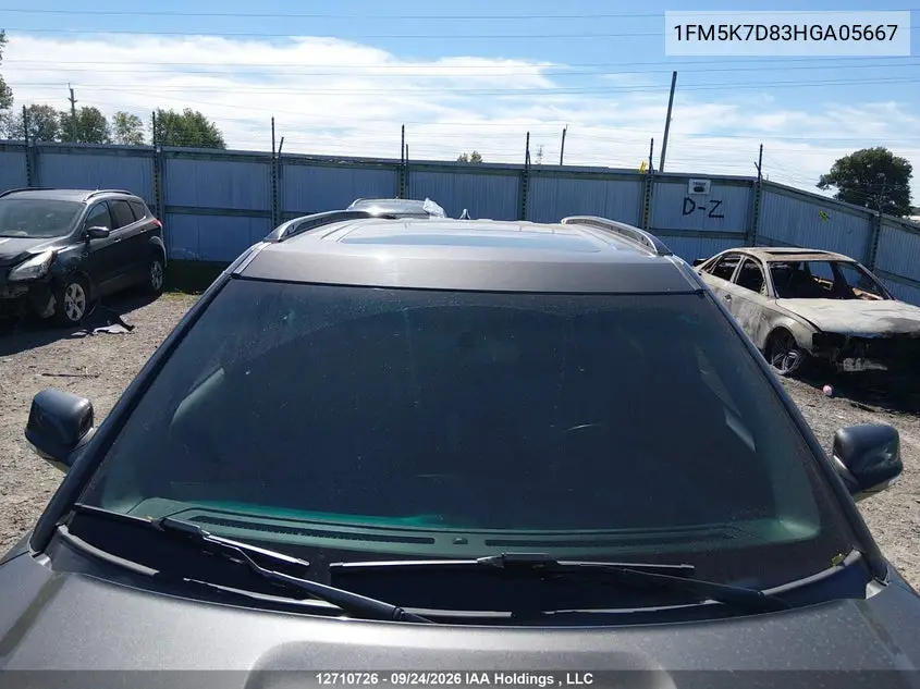 2017 FORD EXPLORER VIN 1FM5K7D83HGA05667 — фото 17