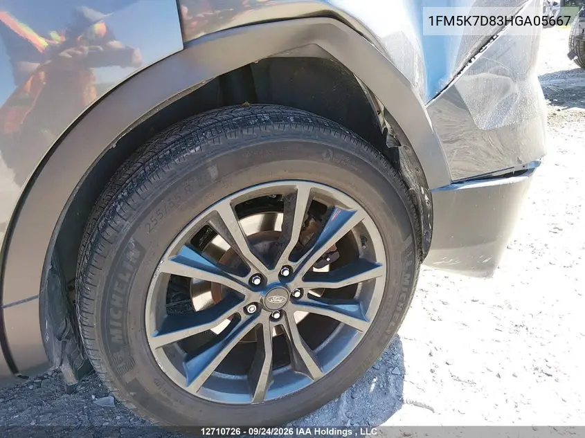 2017 FORD EXPLORER VIN 1FM5K7D83HGA05667 — фото 19