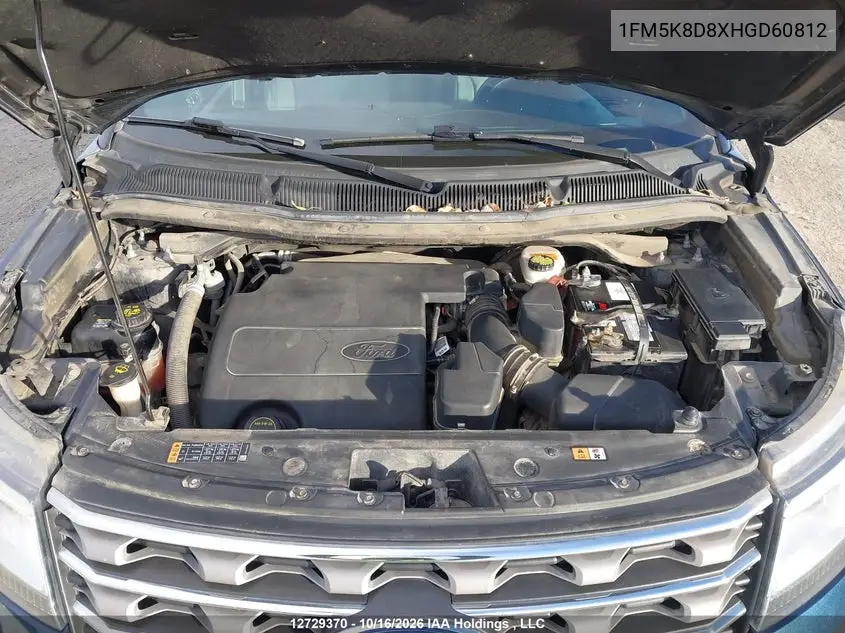 2017 FORD EXPLORER VIN 1FM5K8D8XHGD60812 — фото 10