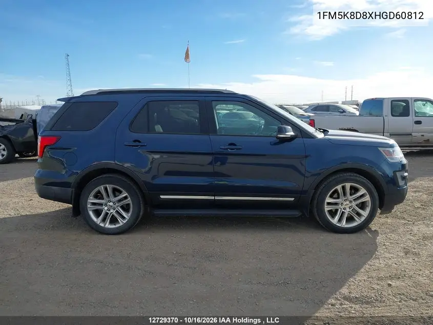 2017 FORD EXPLORER VIN 1FM5K8D8XHGD60812 — фото 13