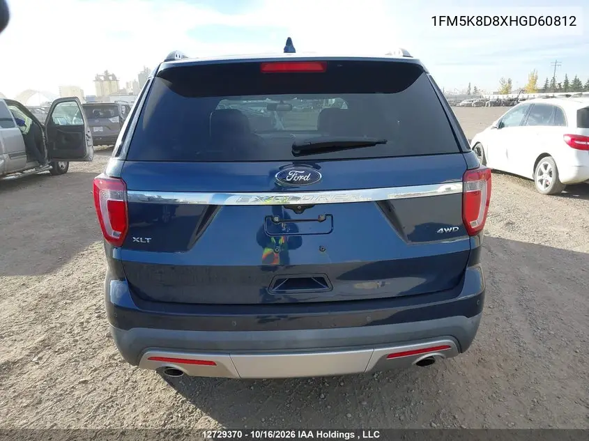 2017 FORD EXPLORER VIN 1FM5K8D8XHGD60812 — фото 16