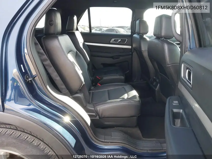 2017 FORD EXPLORER VIN 1FM5K8D8XHGD60812 — фото 8
