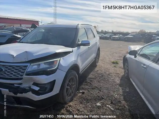 2017 FORD EXPLORER VIN 1FM5K8HT7HGA05367 — фото 2