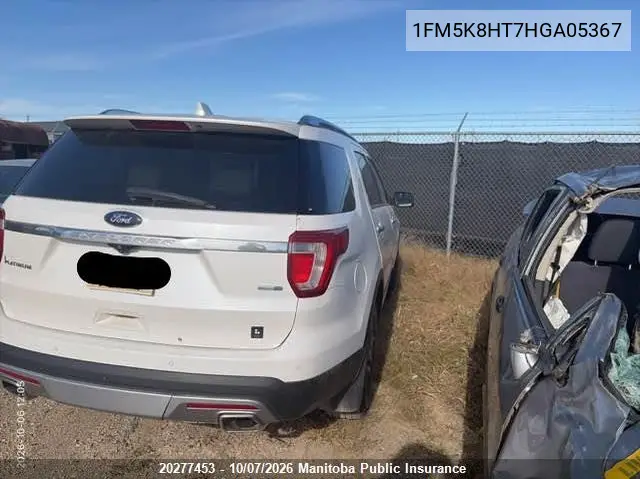 2017 FORD EXPLORER VIN 1FM5K8HT7HGA05367 — фото 4