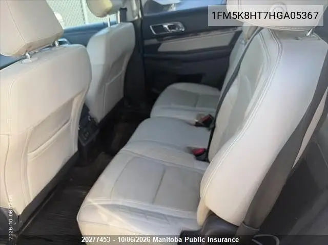 2017 FORD EXPLORER VIN 1FM5K8HT7HGA05367 — фото 8