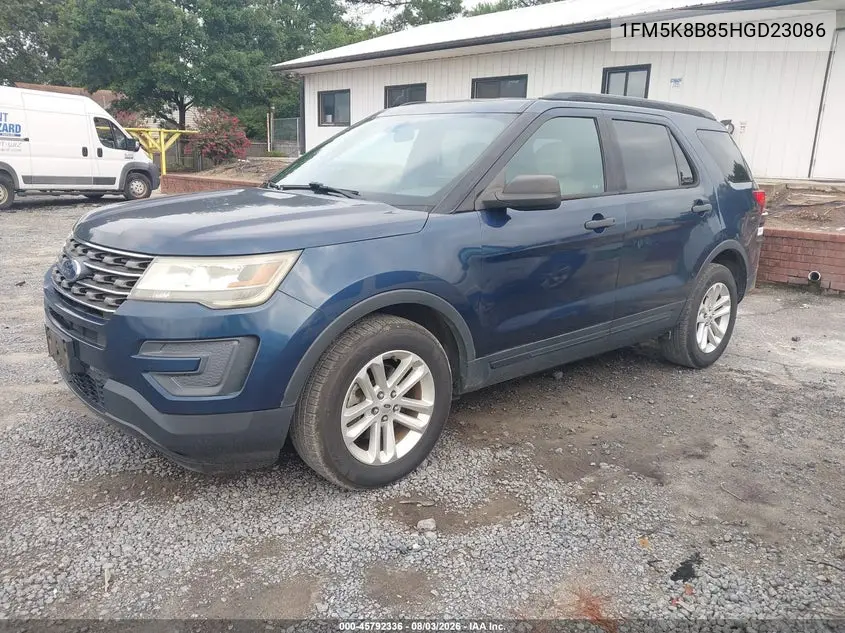 2017 FORD EXPLORER VIN 1FM5K8B85HGD23086 — фото 2