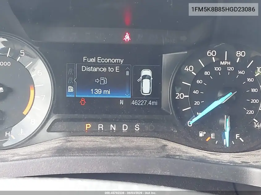 2017 FORD EXPLORER VIN 1FM5K8B85HGD23086 — фото 21