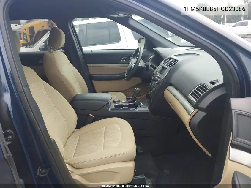 2017 FORD EXPLORER VIN 1FM5K8B85HGD23086 — фото 5