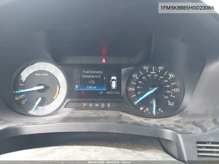 2017 FORD EXPLORER VIN 1FM5K8B85HGD23086 — фото 7