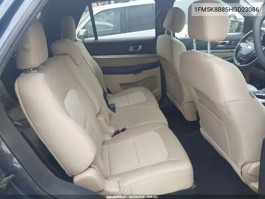 2017 FORD EXPLORER VIN 1FM5K8B85HGD23086 — фото 8