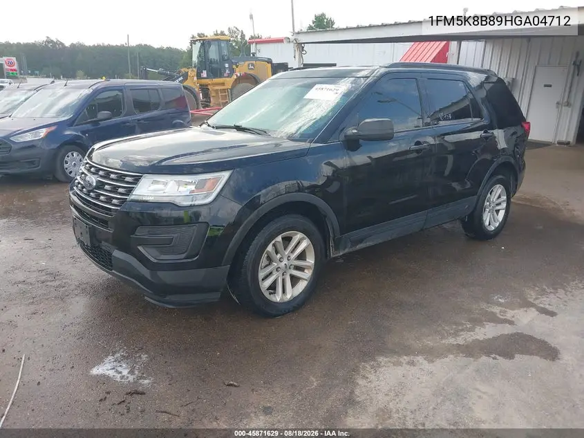 2017 FORD EXPLORER VIN 1FM5K8B89HGA04712 — фото 2