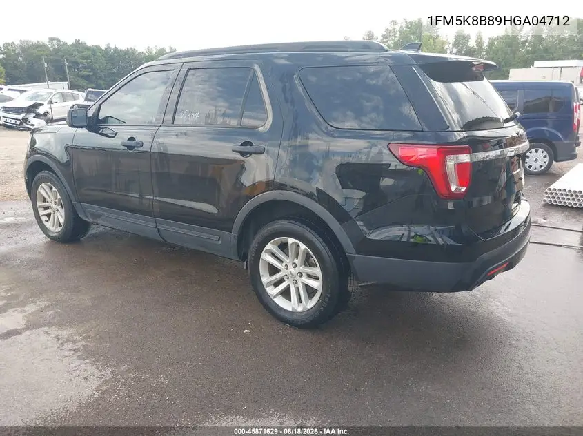 2017 FORD EXPLORER VIN 1FM5K8B89HGA04712 — фото 3