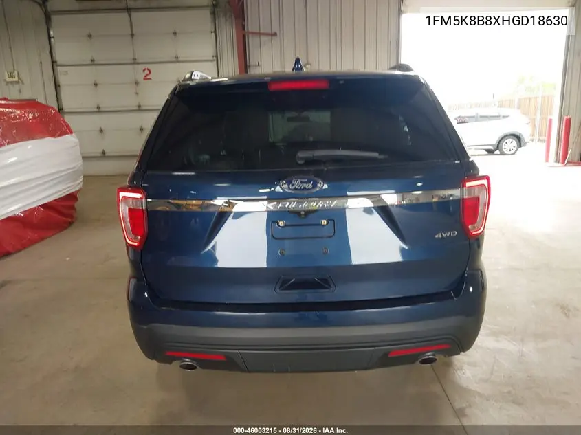 2017 FORD EXPLORER VIN 1FM5K8B8XHGD18630 — фото 21