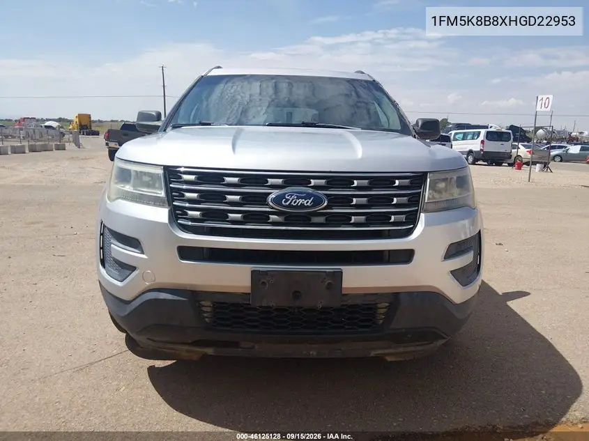 2017 FORD EXPLORER VIN 1FM5K8B8XHGD22953 — фото 12
