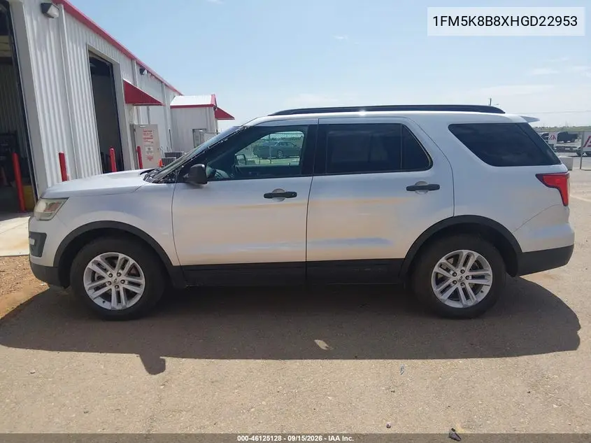 2017 FORD EXPLORER VIN 1FM5K8B8XHGD22953 — фото 14
