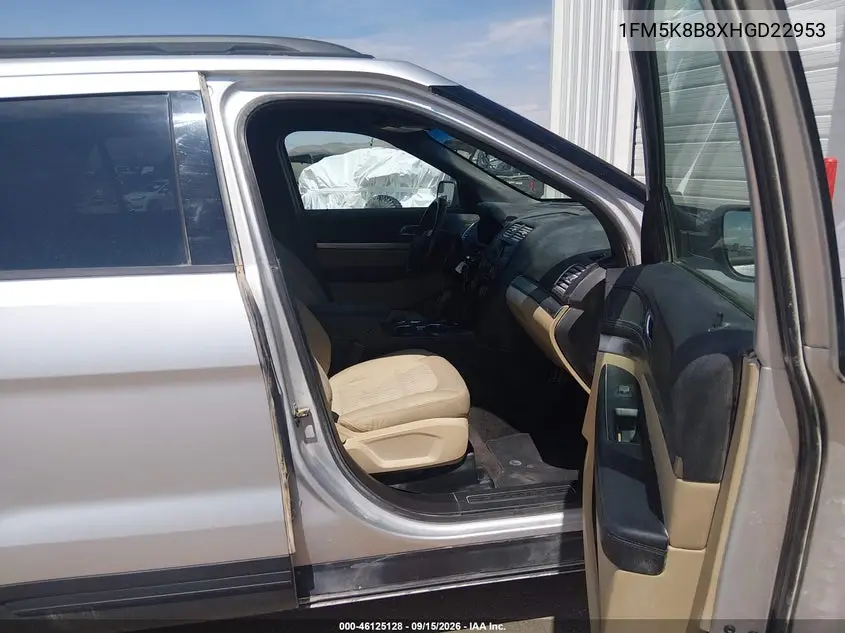 2017 FORD EXPLORER VIN 1FM5K8B8XHGD22953 — фото 5