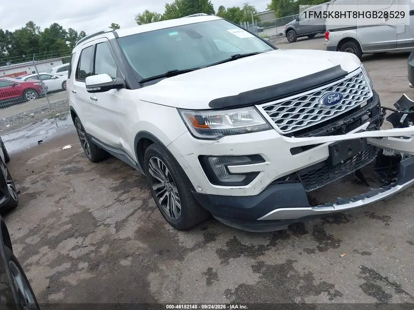 FORD EXPLORER 2017, VIN 1FM5K8HT8HGB28529