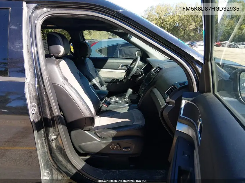 2017 FORD EXPLORER VIN 1FM5K8D87HGD32935 — фото 5