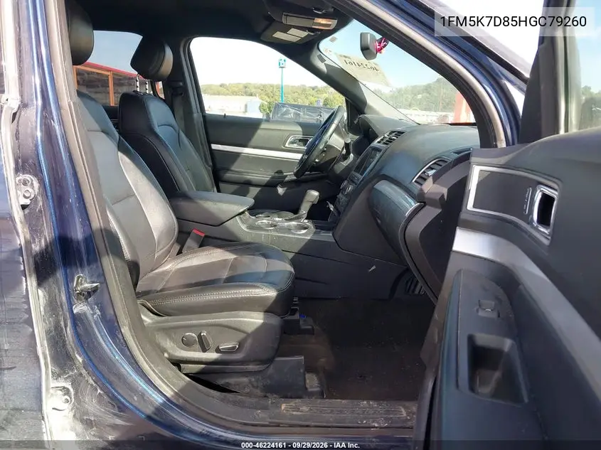 2017 FORD EXPLORER VIN 1FM5K7D85HGC79260 — фото 5