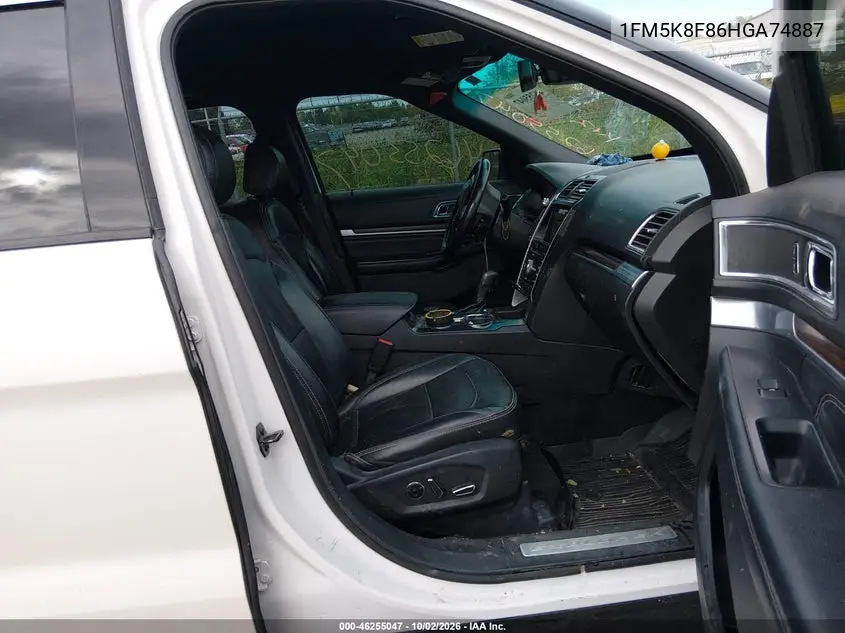 2017 FORD EXPLORER VIN 1FM5K8F86HGA74887 — фото 5